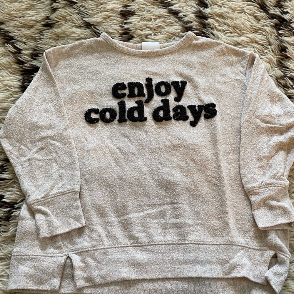 Zara Kids SA 6 thin soft sweatshirt